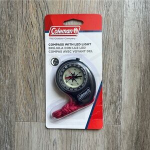 NWT Coleman Compass w/ LED Light